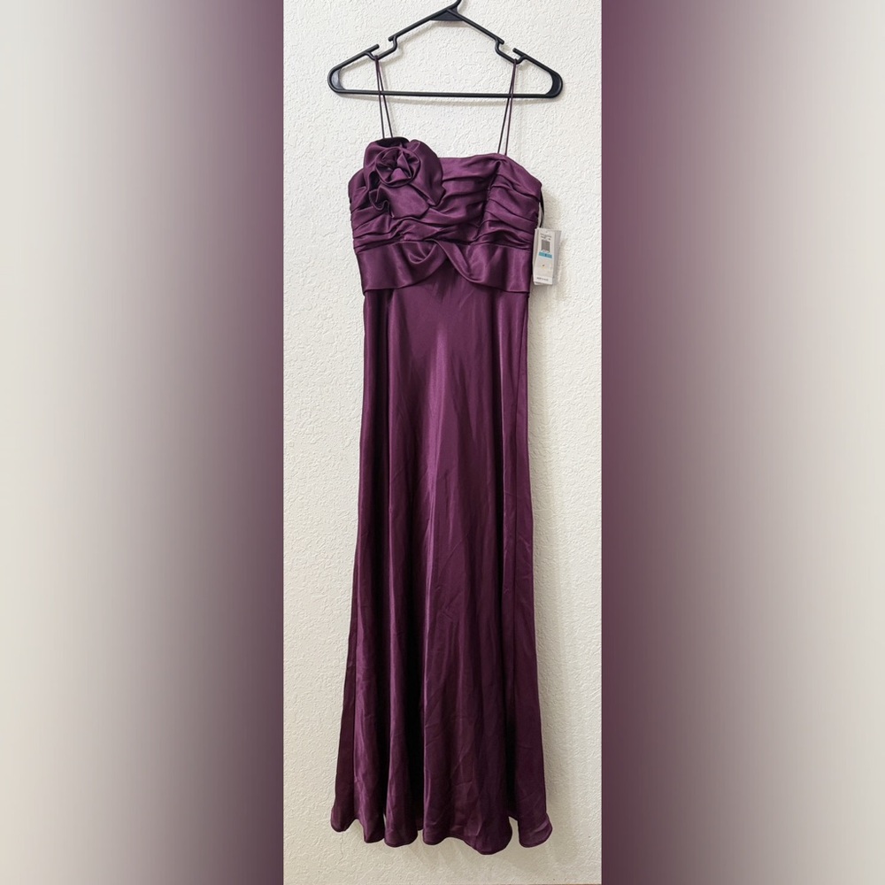 Jessica McClintock Gunne Sax Plum Purple Maxi Dress